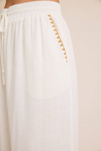 Claudine Linen Wide Leg Pants