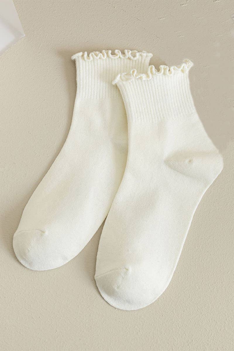 Ruffle Ankle Socks