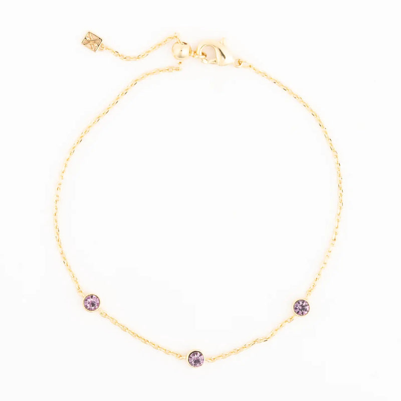 Kristina Birthstone Bracelet