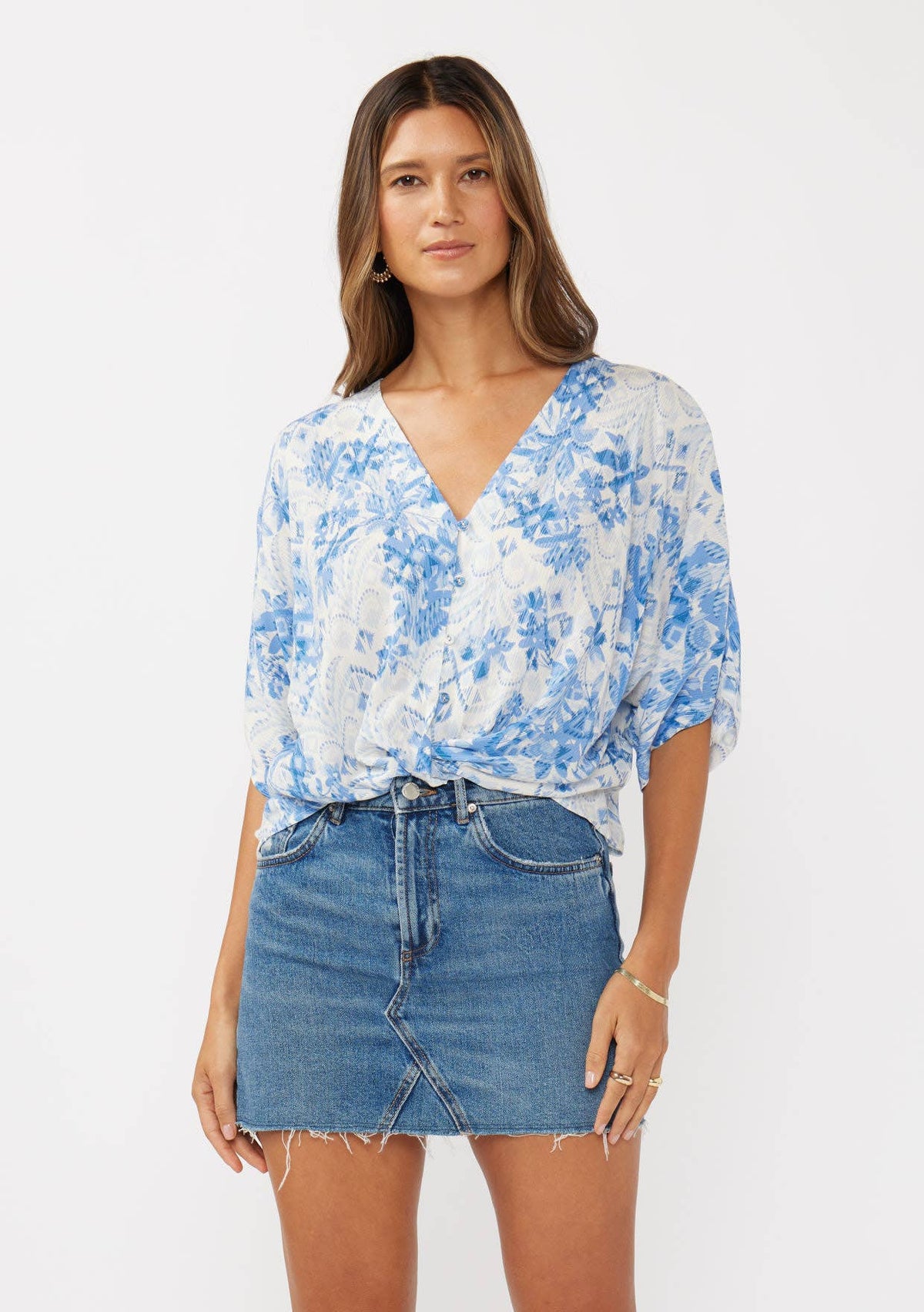 Jade Floral Top