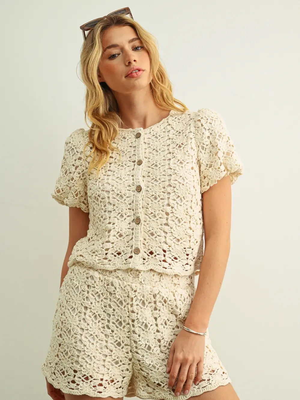 Mabel Crochet Top