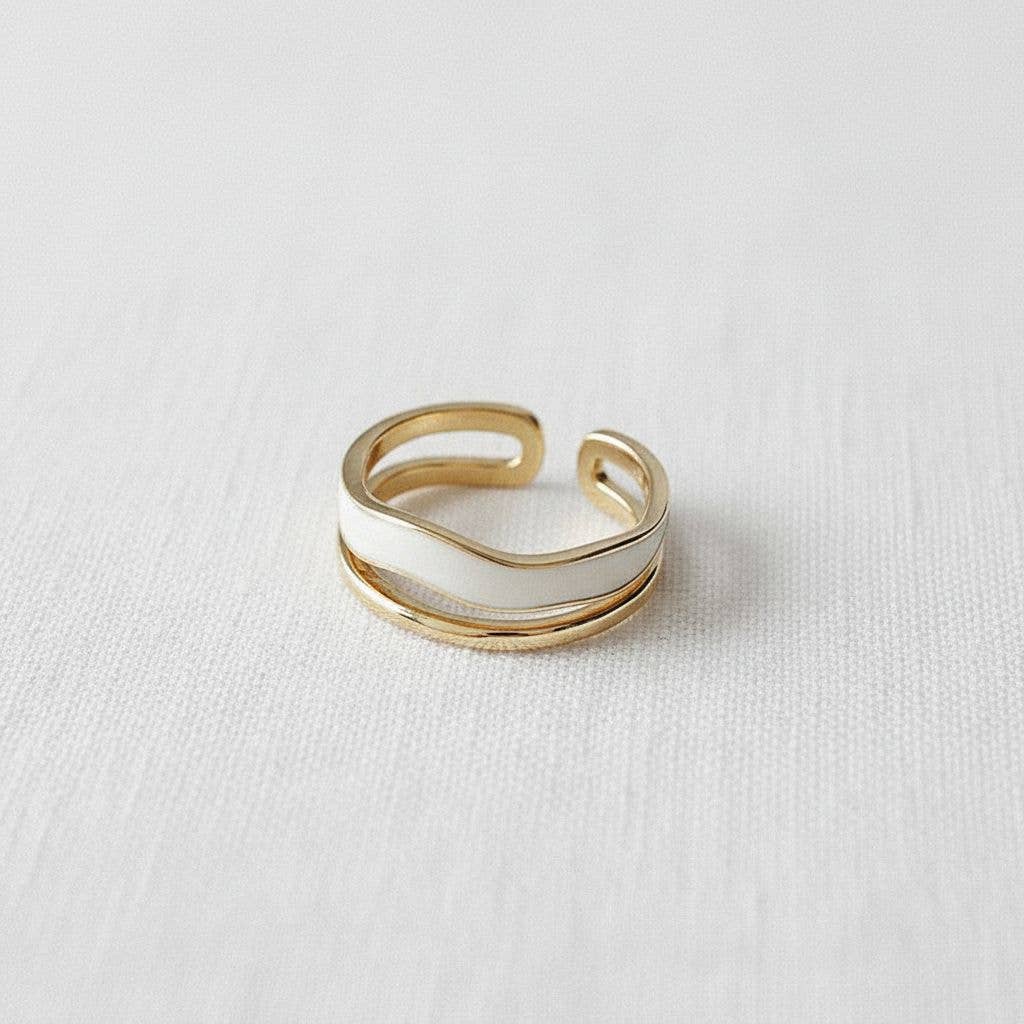 Vintage Drip Glaze Ring