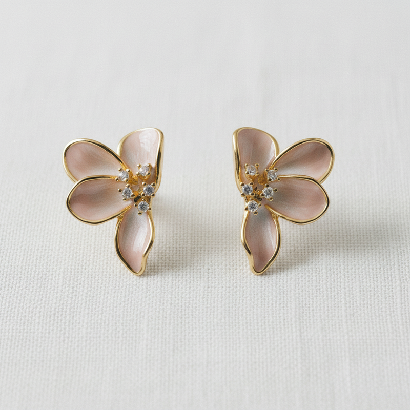 Magnolia Stud Earrings
