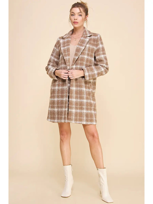 Penelope Plaid Coat