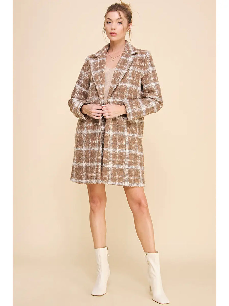 Penelope Plaid Coat