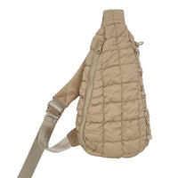 Quilted Puffer Sling Bag