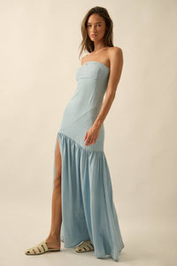 Demi Denim Strapless Dress