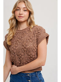 Ivy Knit Sweater- Mocha