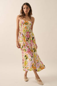 Garden Party Floral Midi Dress