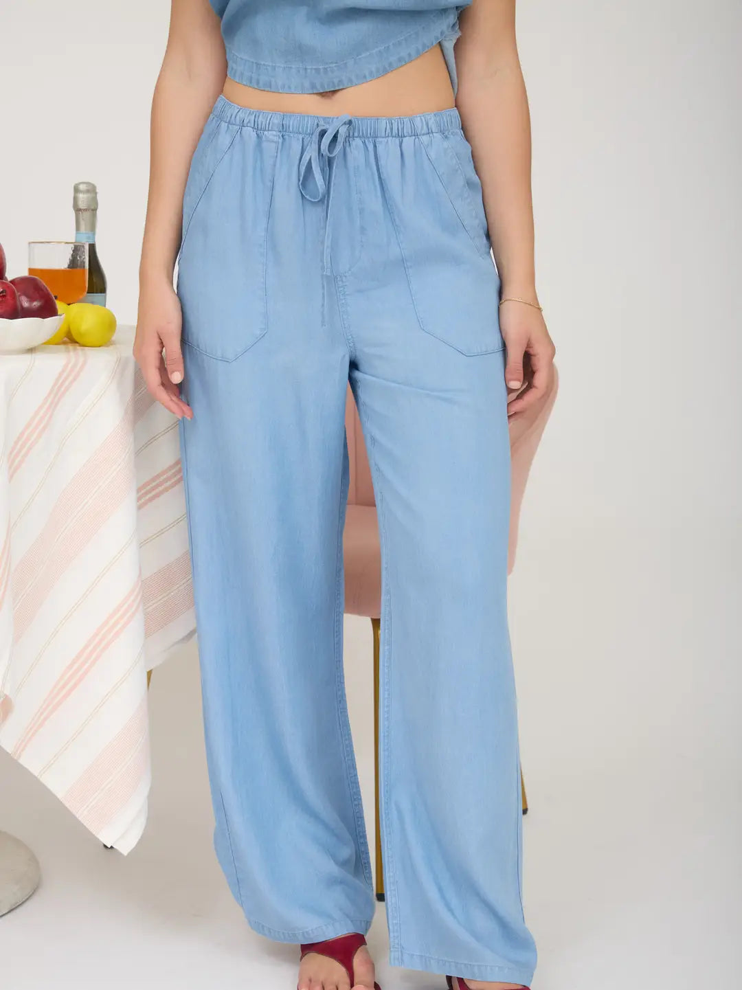 Chambray Pants