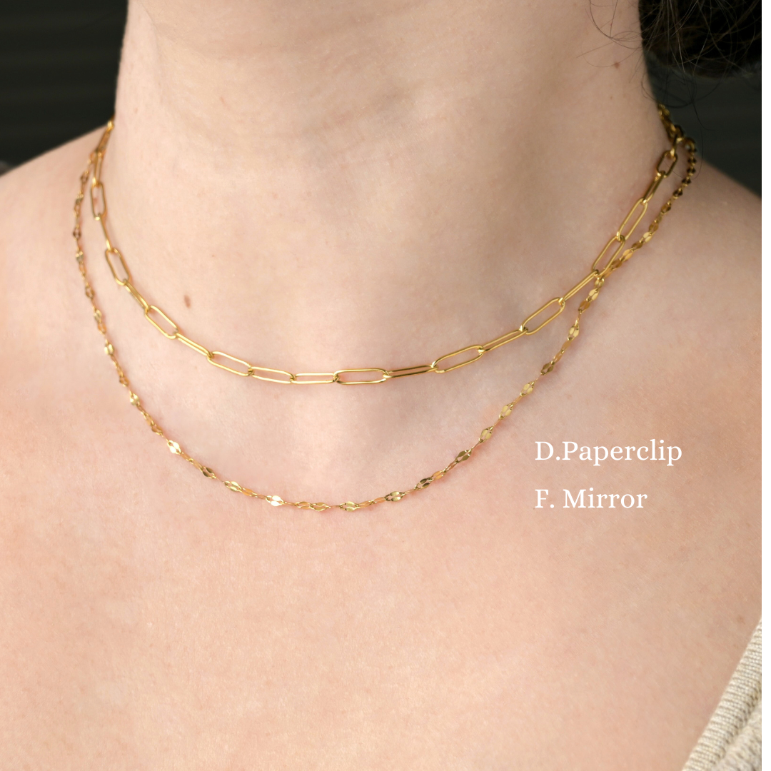 Dainty Herringbone Necklace