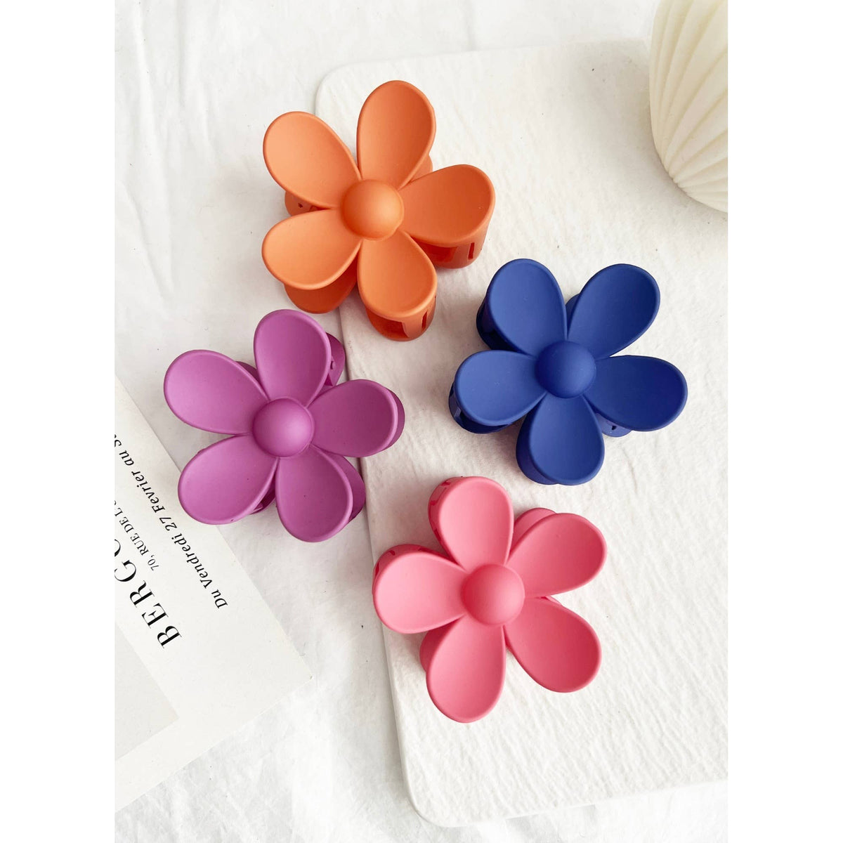 Flower Claw Clips