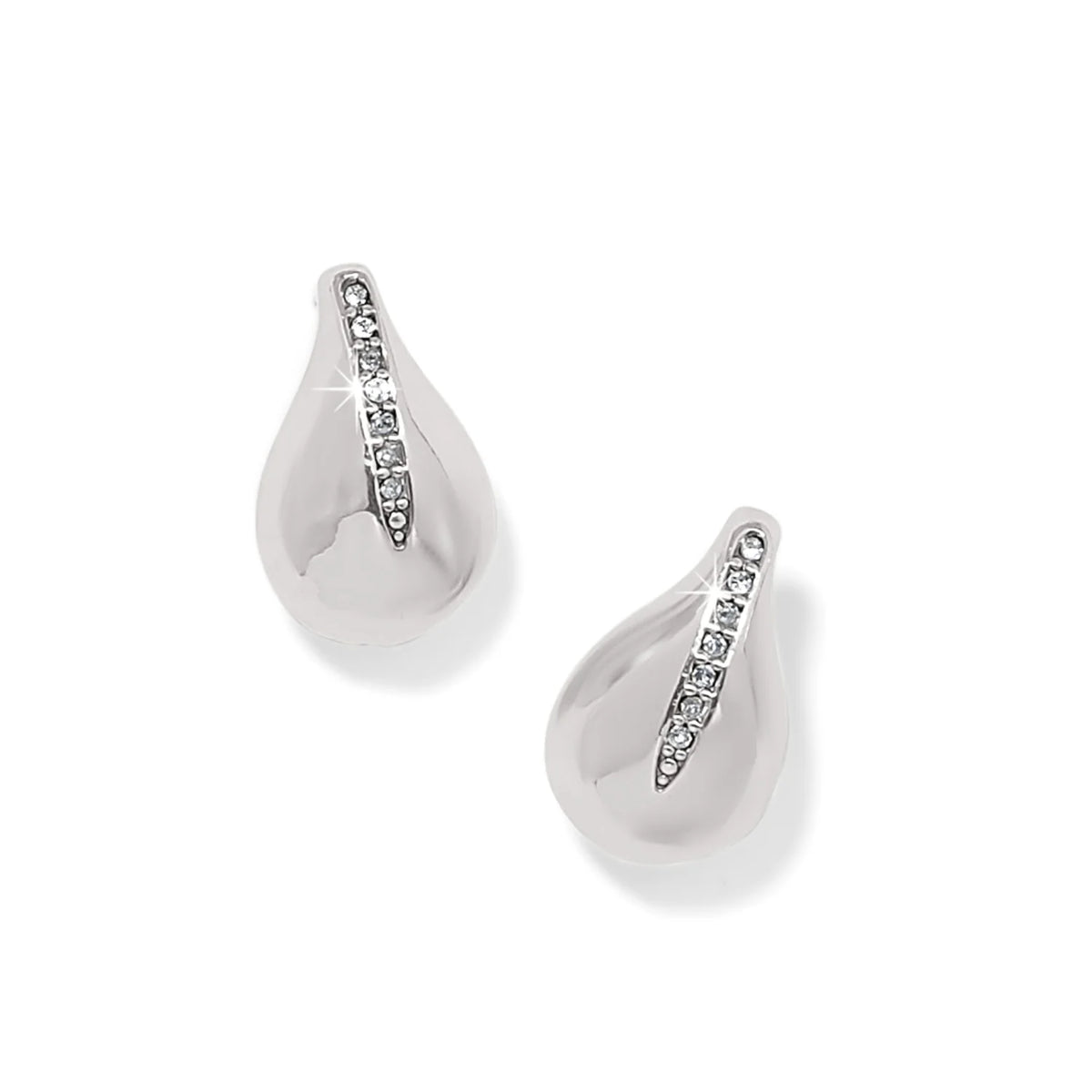 Nile Petite Post Earrings- Silver