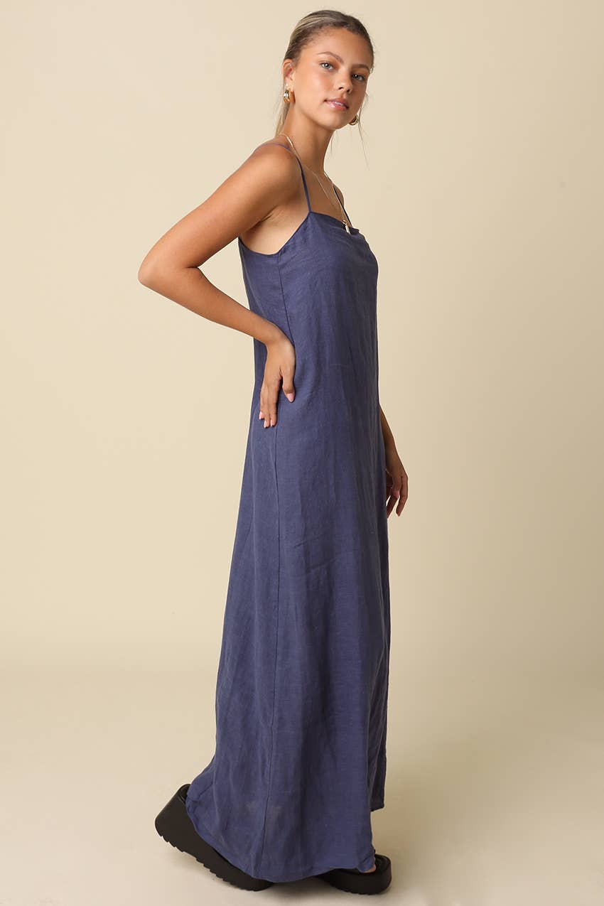 Anna Linen Maxi Dress