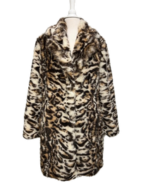Wilder Leopard Faux Fur Coat
