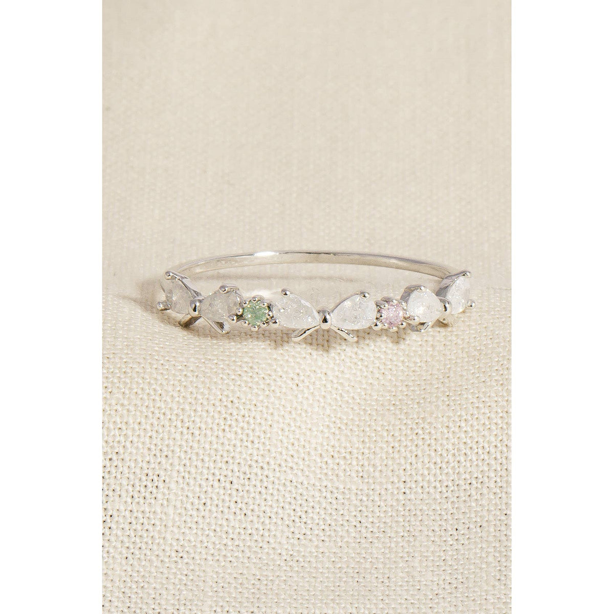 Teardrop Studded Ring