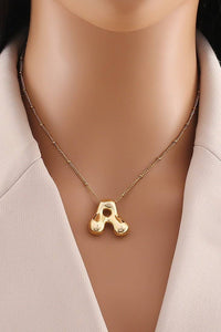 Bubble Initial Necklace