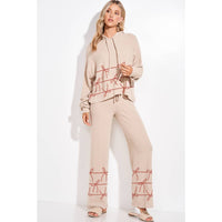 Christmas Ribbon Loungewear PJ Set