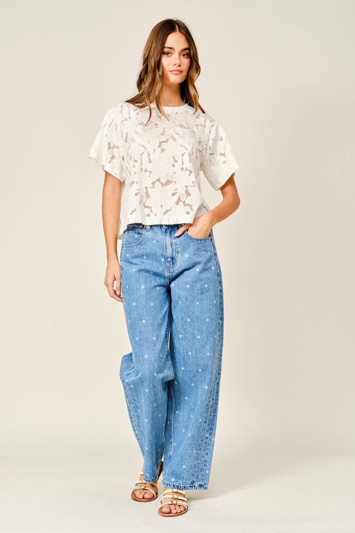 Amber Floral Lace Top
