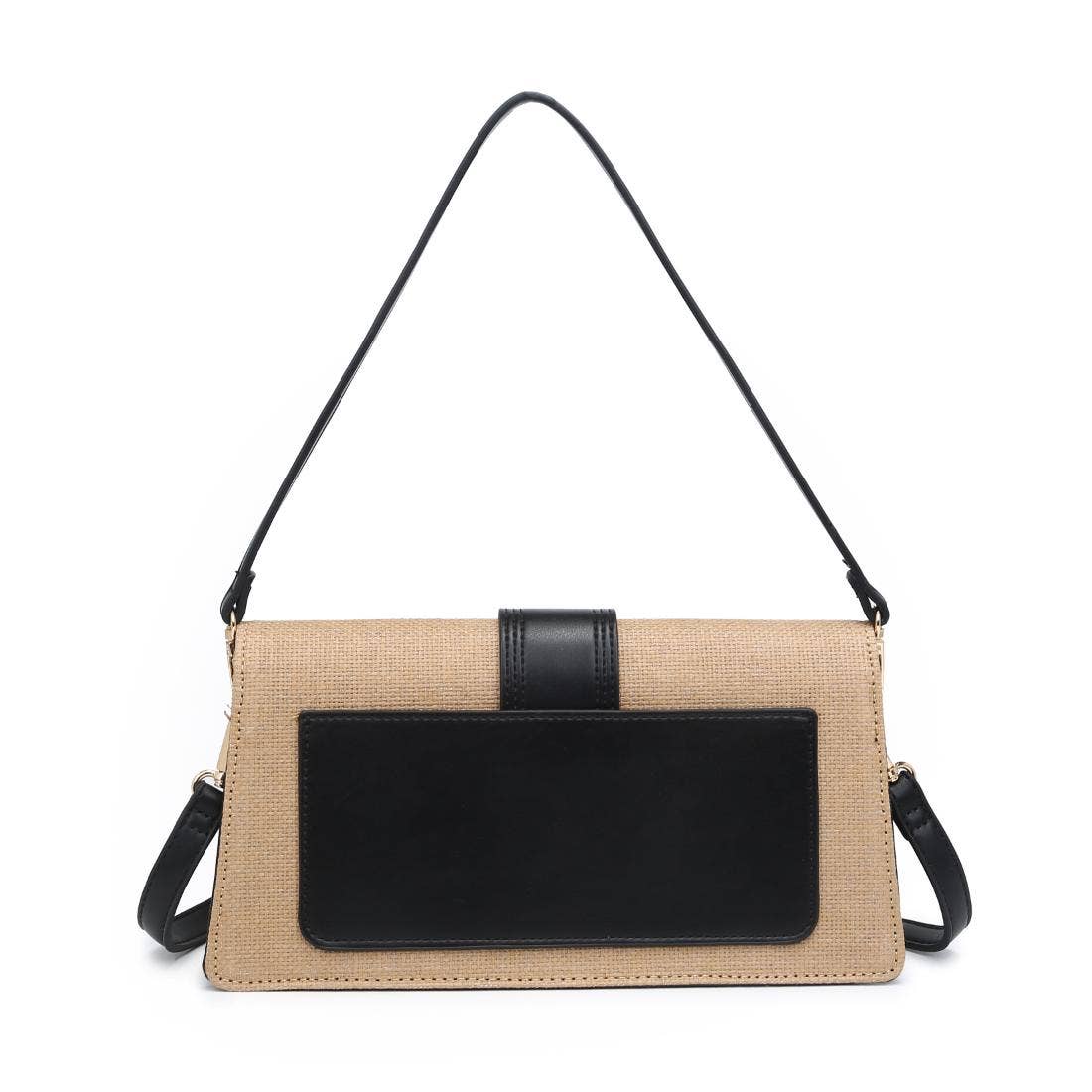 Violet Straw Crossbody