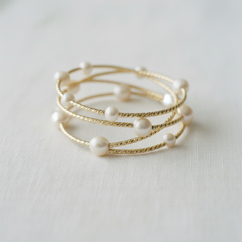 Multi-Wrap Freshwater Pearl Bracelet