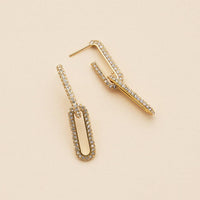 18K Gold Dip Dangle Earrings