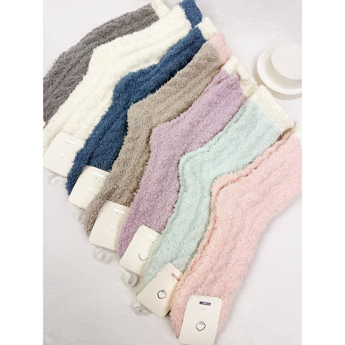 Cable Knit Cozy Socks