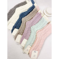 Cable Knit Cozy Socks