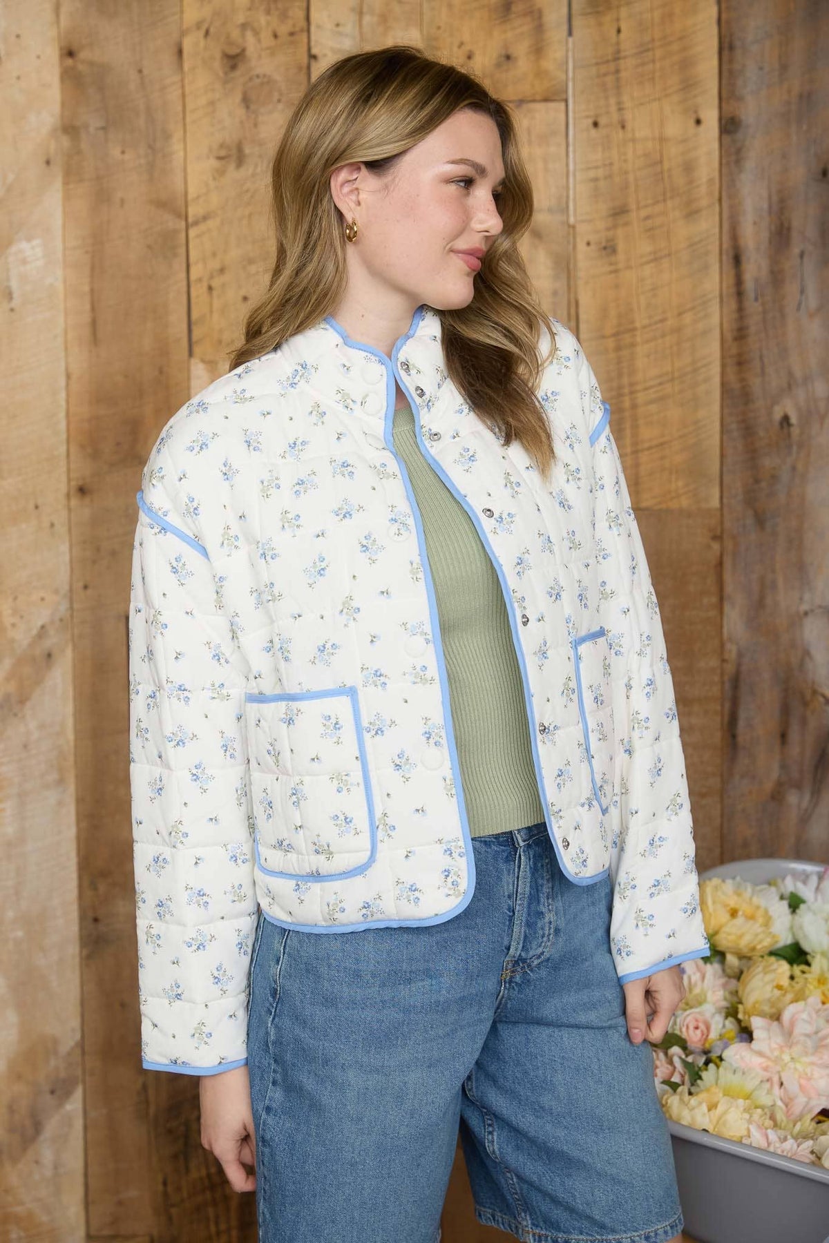 Sophie Quilted Floral Jacket