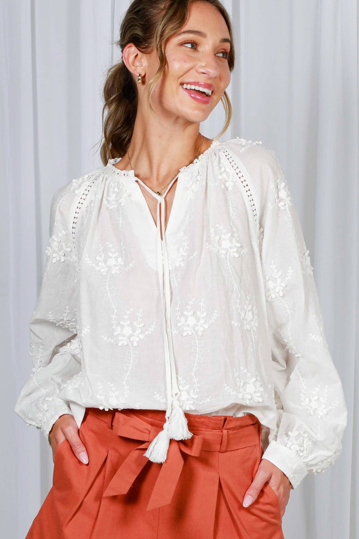 Florence Embroidered Blouse