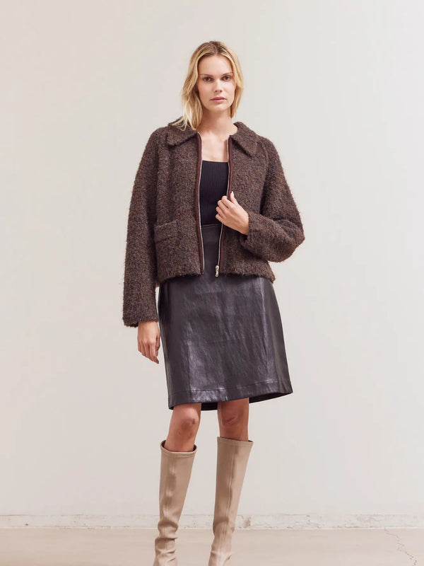 Izzy Zip Up Sweater