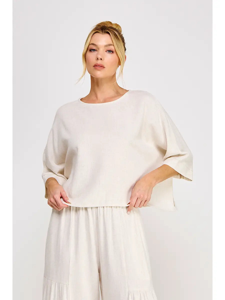 Elle Linen Top