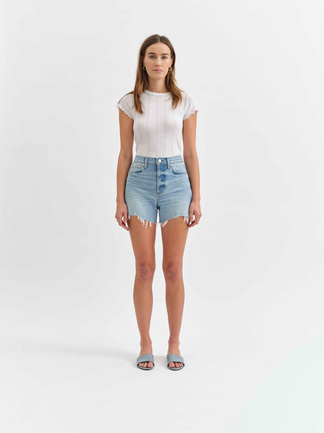 Bottom Line Vintage Short- Vibe Check