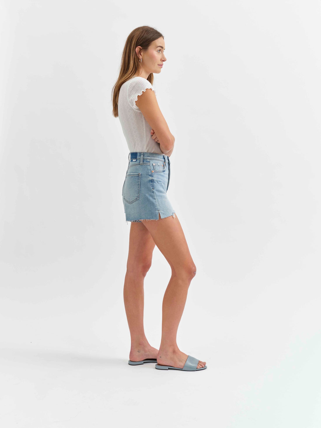 Bottom Line Vintage Short- Vibe Check