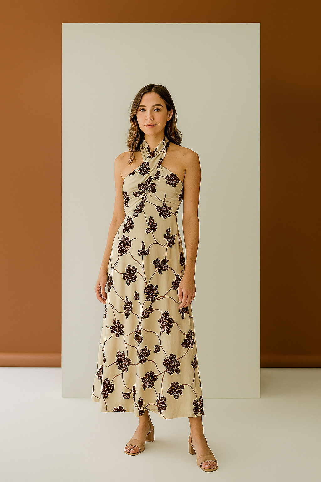 Echoes of Romance Midi Dress