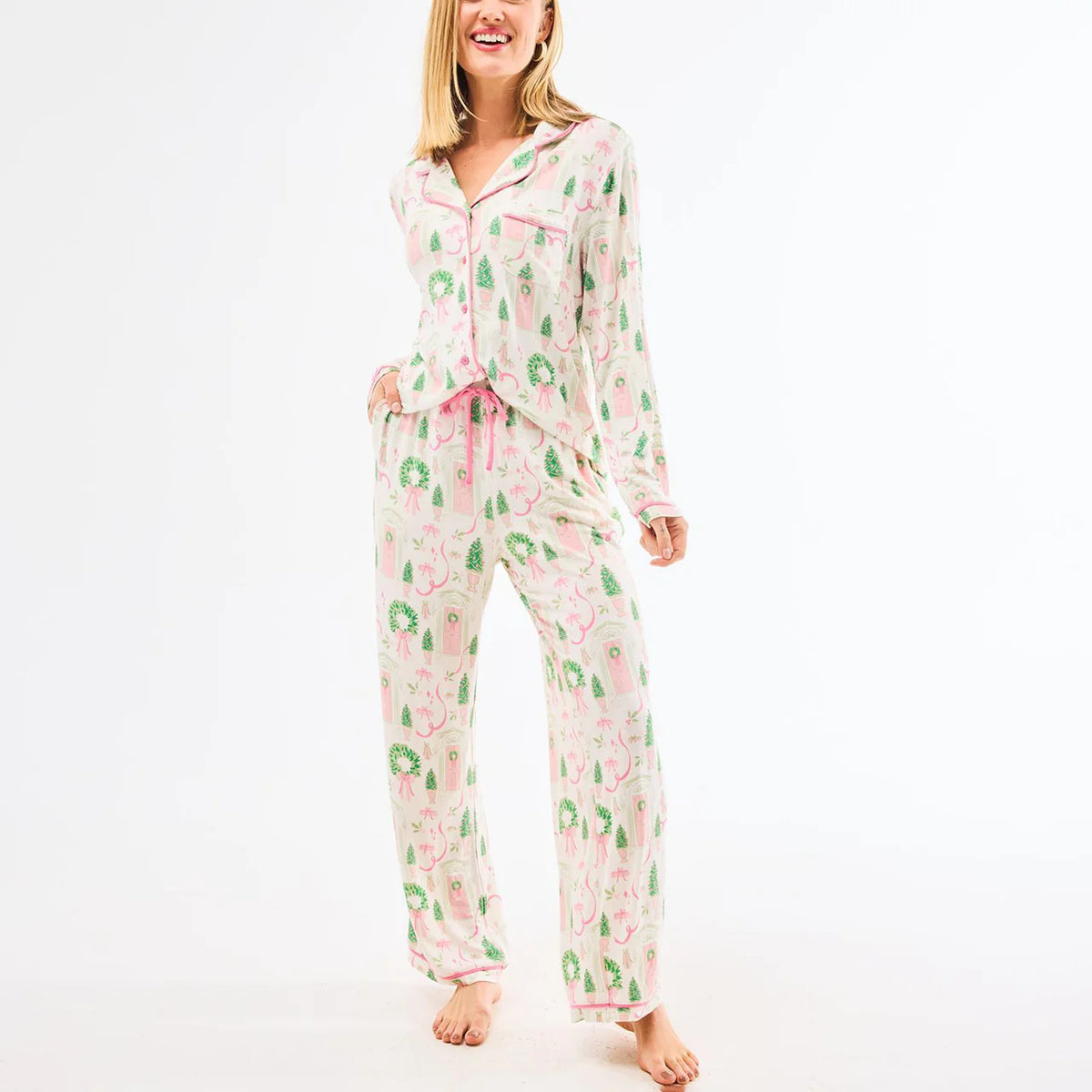 Charlotte PJ Set- Home For Christmas
