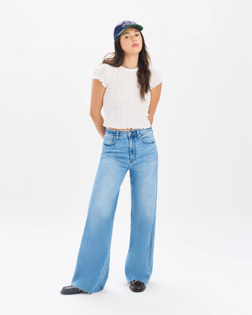 Far Out High Rise Wide Leg- Right On