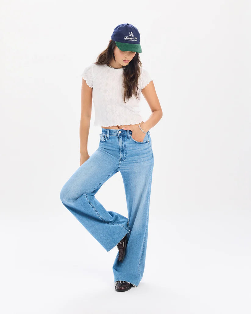 Far Out High Rise Wide Leg- Right On