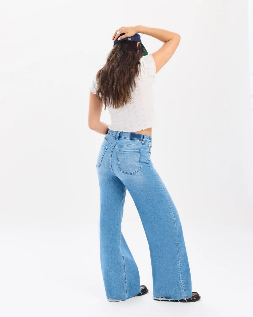 Far Out High Rise Wide Leg- Right On