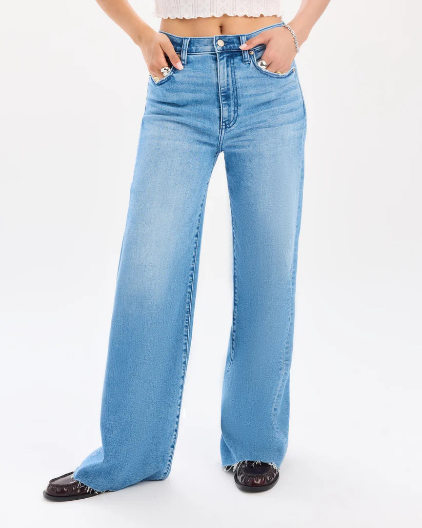 Far Out High Rise Wide Leg- Right On