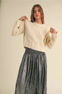 Drea Cable Knit Sweater