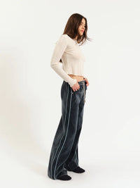 Cozy Jean Wide Leg