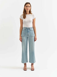 Valley Girl Patchpocket Ankle Jeans