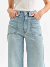 Valley Girl Patchpocket Ankle Jeans