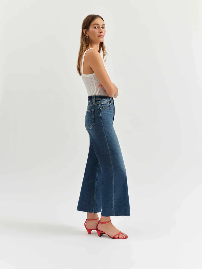 Pleaser High Rise Wide Ankle- Uptown
