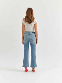 Soho High Rise Ankle Flare Jeans