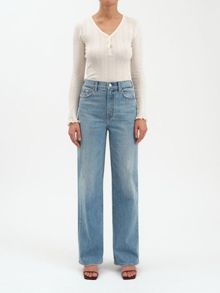 City Straight High Rise Jeans