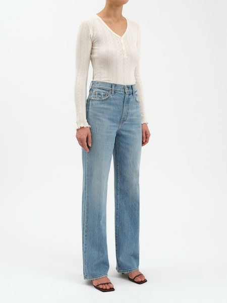 City Straight High Rise Jeans
