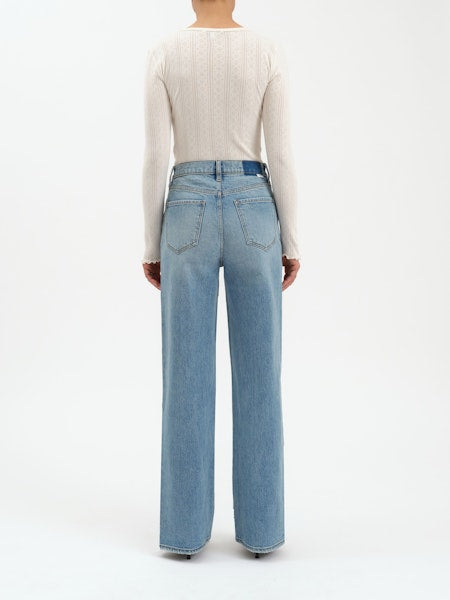 City Straight High Rise Jeans
