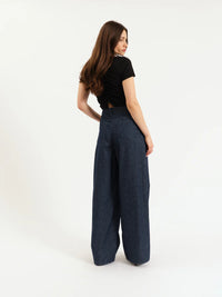 Highland Baggy Jeans- Pinstripe